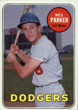 1969 Topps #493 Wes Parker Front