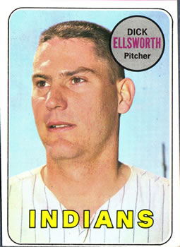 1969 Topps #605 Dick Ellsworth Front