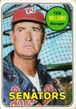 1969 Topps #650 Ted Williams Front