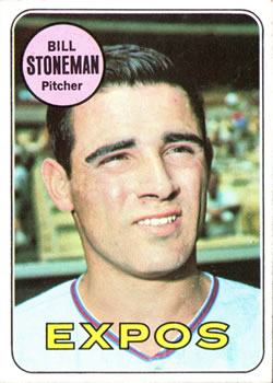 1969 Topps #67 Bill Stoneman Front