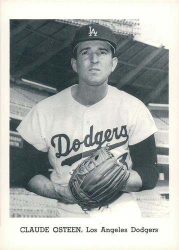 1965 Jay Publishing Los Angeles Dodgers Set B #NNO Claude Osteen Front