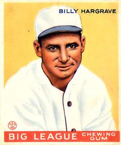 1933 Goudey (R319) #172 Pinky Hargrave Front