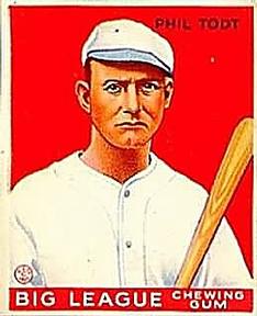 1933 Goudey (R319) #86 Phil Todt Front