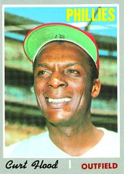 1970 Topps #360 Curt Flood Front