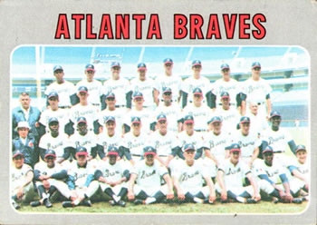 1970 Topps #472 Atlanta Braves Front