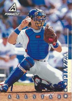 1998 Pinnacle - Away Stats #7 Mike Piazza Front