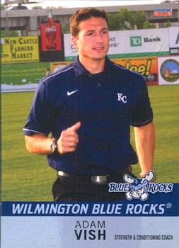 2012 Choice Wilmington Blue Rocks #31 Adam Vish Front