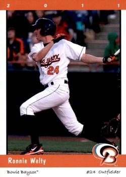 2011 Grandstand Bowie Baysox #NNO Ronnie Welty Front
