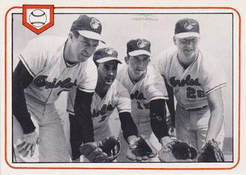 1983 Franchise Brooks Robinson #22 World Series infield (Brooks Robinson / Luis Aparicio / Dave Johnson / Boog Powell) Front