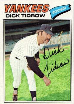 1977 Topps Burger King New York Yankees #9 Dick Tidrow Front