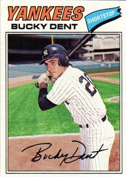 1977 Topps Burger King New York Yankees #14 Bucky Dent Front