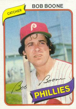 1980 Topps Burger King Philadelphia Phillies #2 Bob Boone Front