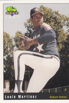 1991 Classic Best Auburn Astros #6 Louie Martinez Front
