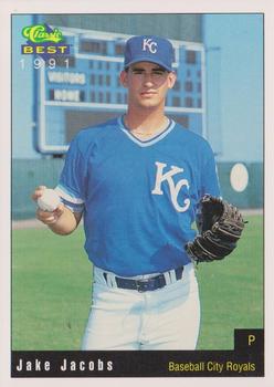1991 Classic Best Baseball City Royals #7 Jake Jacobs Front