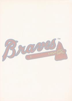 1991 Classic Best Durham Bulls #NNO Atlanta Braves Logo Card Back