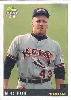 1991 Classic Best Frederick Keys #4 Mike Hook Front