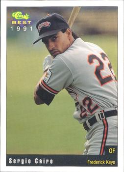 1991 Classic Best Frederick Keys #24 Sergio Cairo Front