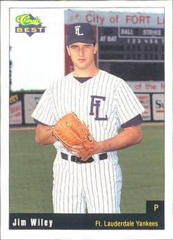1991 Classic Best Ft. Lauderdale Yankees #15 Jim Wiley Front