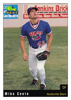 1991 Classic Best Huntsville Stars #4 Mike Conte Front