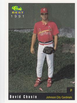 1991 Classic Best Johnson City Cardinals #22 David Chasin Front