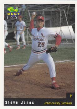 1991 Classic Best Johnson City Cardinals #25 Steve Jones Front