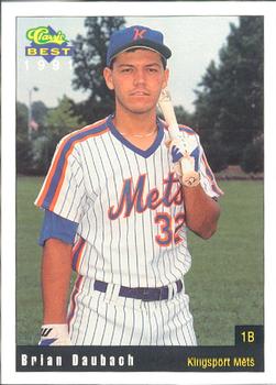 1991 Classic Best Kingsport Mets #6 Brian Daubach Front