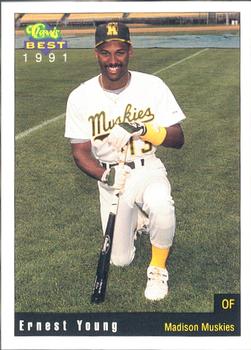 1991 Classic Best Madison Muskies #18 Ernest Young Front