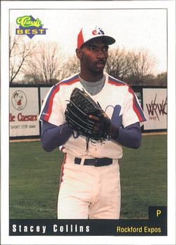 1991 Classic Best Rockford Expos #3 Stacey Collins Front
