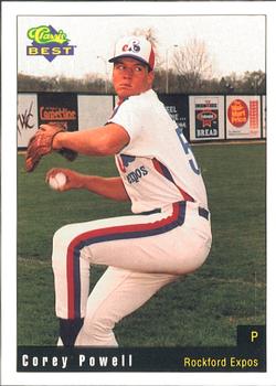 1991 Classic Best Rockford Expos #10 Corey Powell Front