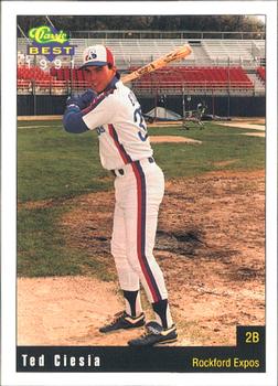 1991 Classic Best Rockford Expos #18 Ted Ciesla Front