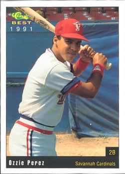 1991 Classic Best Savannah Cardinals #21 Ozzie Perez Front
