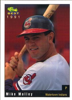 1991 Classic Best Watertown Indians #10 Mike Malley Front