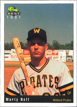 1991 Classic Best Welland Pirates #16 Marty Neff Front