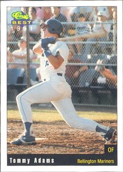 1991 Classic Best Bellingham Mariners #16 Tommy Adams Front