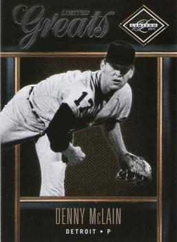 2011 Panini Limited - Greats #3 Denny McLain Front