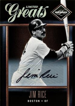 2011 Panini Limited - Greats Signatures #26 Jim Rice Front