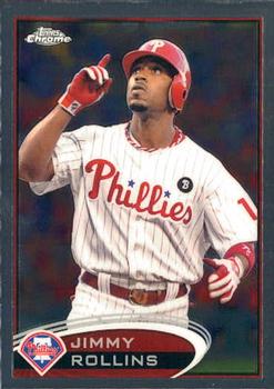 2012 Topps Chrome #15 Jimmy Rollins Front