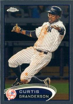 2012 Topps Chrome #60 Curtis Granderson Front