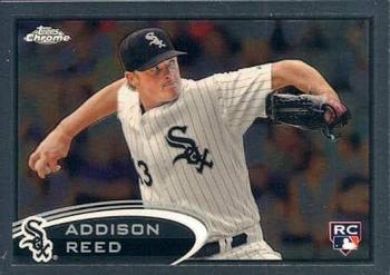 2012 Topps Chrome #166 Addison Reed Front