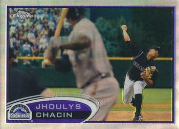 2012 Topps Chrome - Refractors #44 Jhoulys Chacin Front