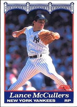 1989 Score New York Yankees #14 Lance McCullers Front