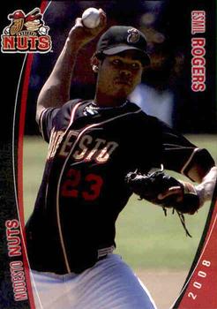 2008 Grandstand Modesto Nuts #25 Esmil Rogers Front