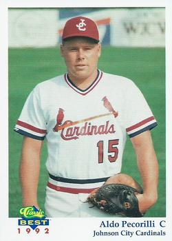 1992 Classic Best Johnson City Cardinals #10 Aldo Pecorilli Front