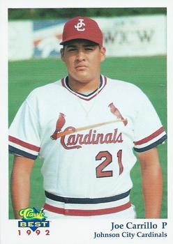 1992 Classic Best Johnson City Cardinals #24 Joe Carrillo Front