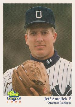 1992 Classic Best Oneonta Yankees #26 Jeff Antolick Front