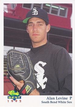 1992 Classic Best South Bend White Sox #18 Alan Levine Front
