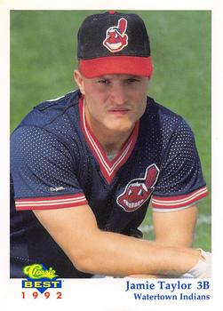 1992 Classic Best Watertown Indians #1 Jamie Taylor Front