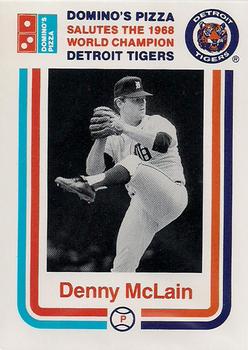 1988 Domino's Detroit Tigers #NNO Denny McLain Front