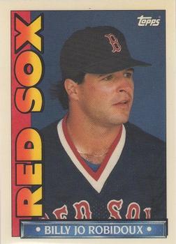 1990 Topps TV Boston Red Sox #27 Billy Jo Robidoux Front