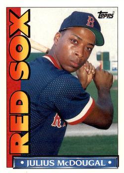 1990 Topps TV Boston Red Sox #53 Julius McDougal Front
